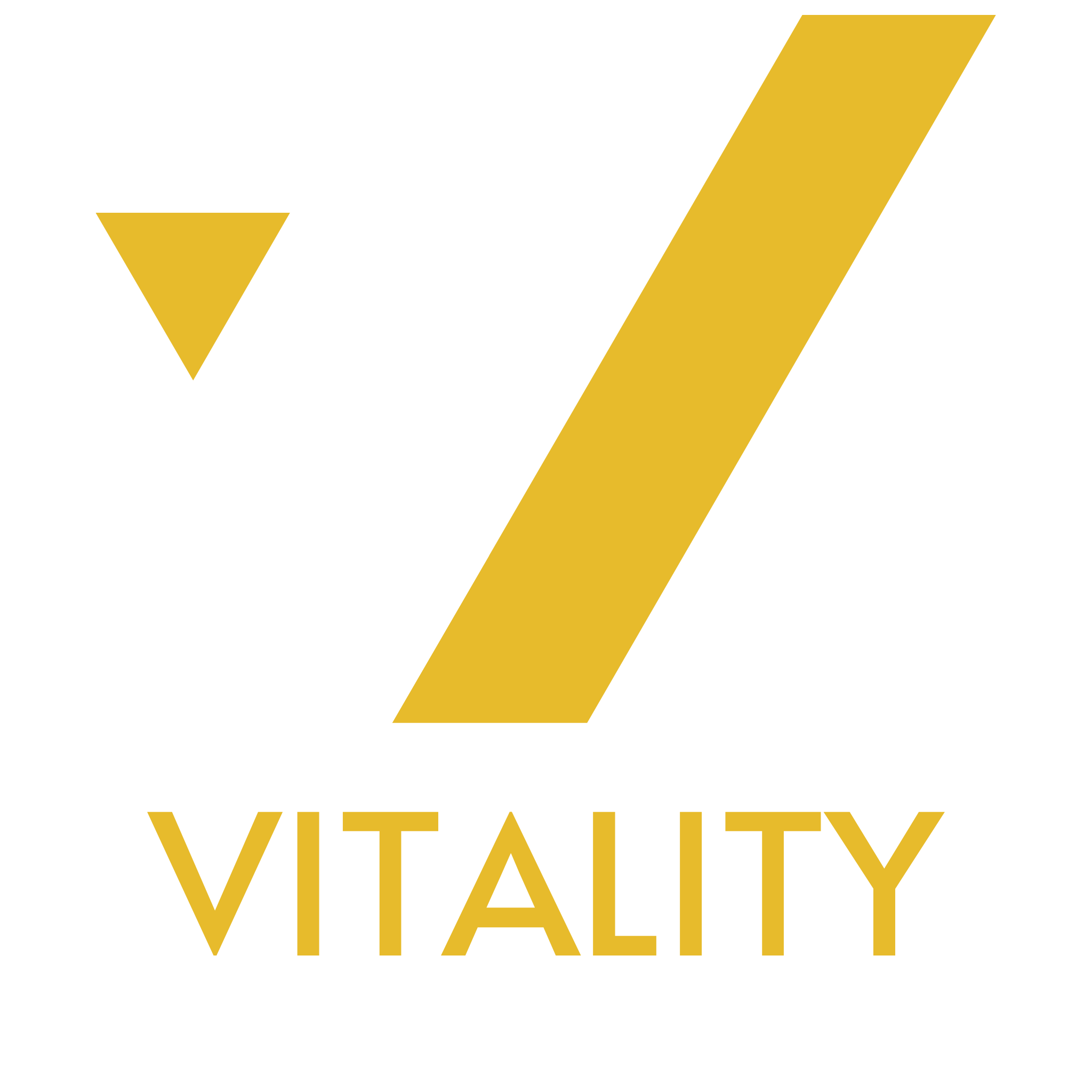 vitality weight loss solutions logo in yellow and white