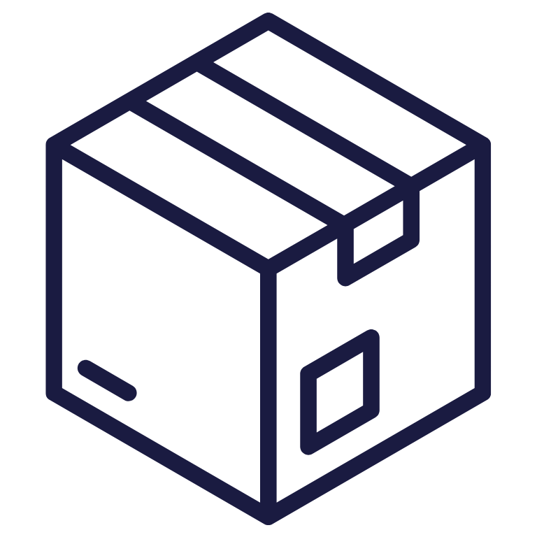 an icon of a box
